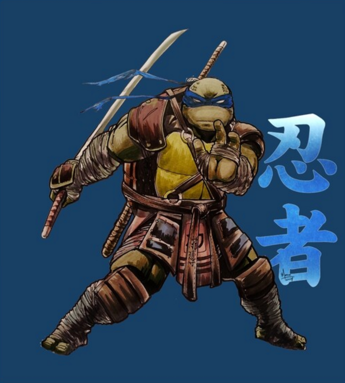 TMNT - Leonardo Art Prints