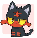 Pokemon Litten Keychain