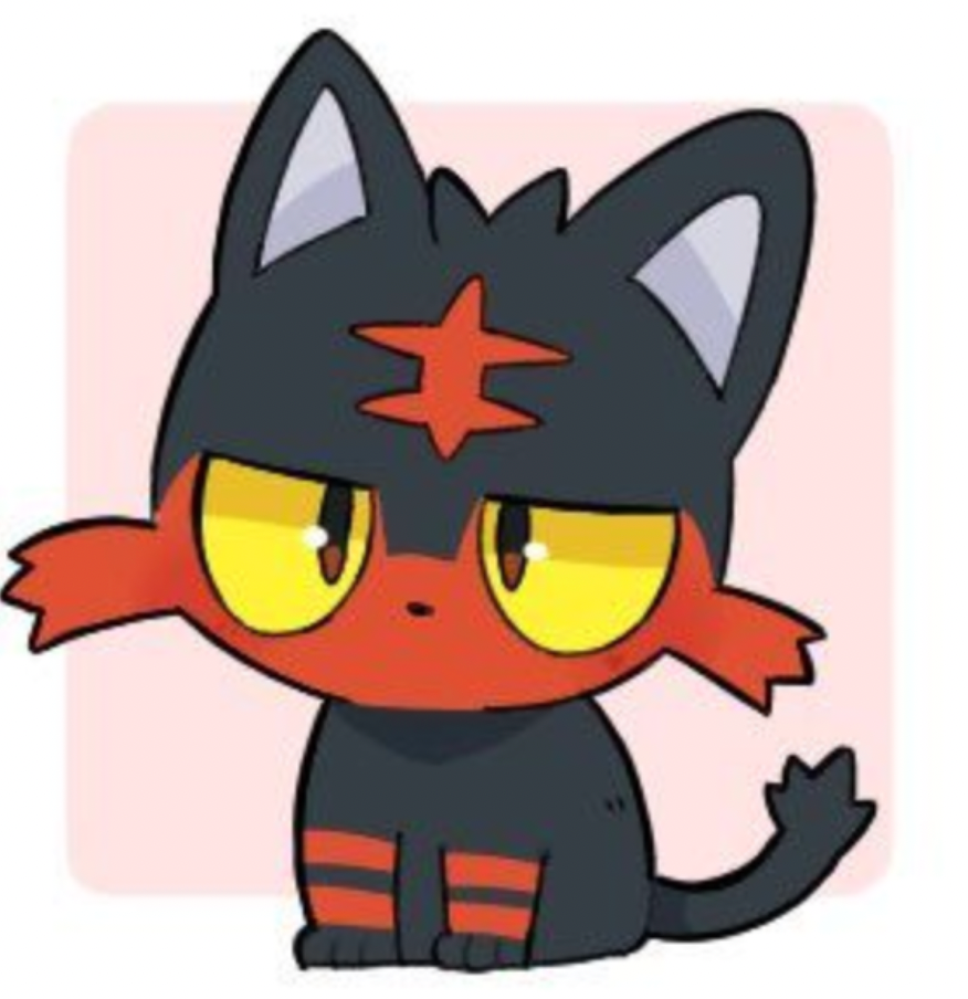 Pokemon Litten Keychain
