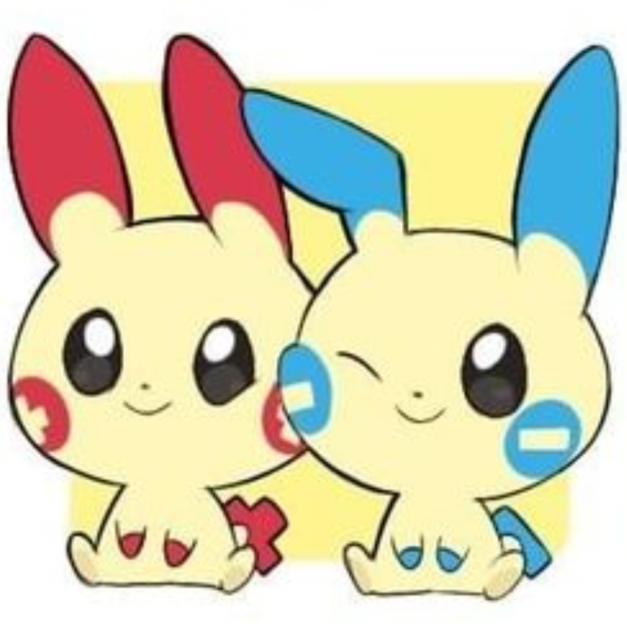 Pokemon Plusel / Minun Keychain