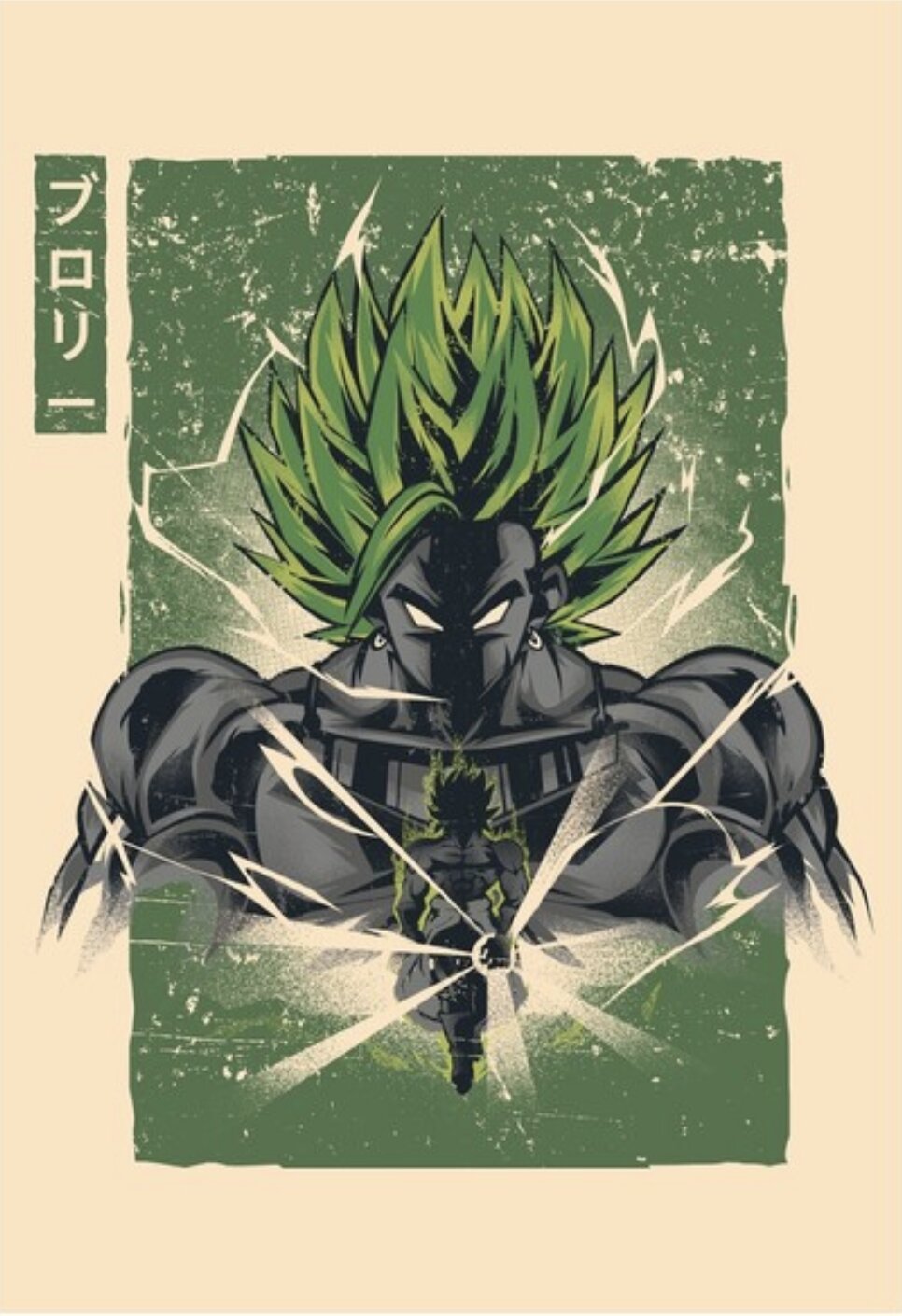 DBZ - Broly #1 Art Prints