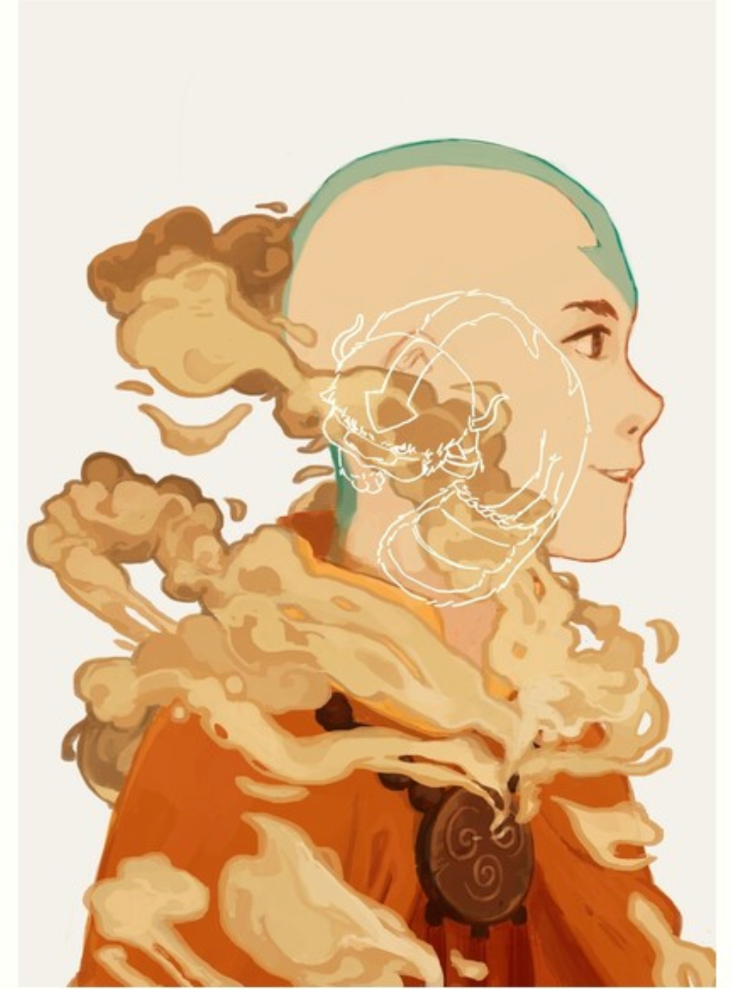 Avatar - Aang Art Print