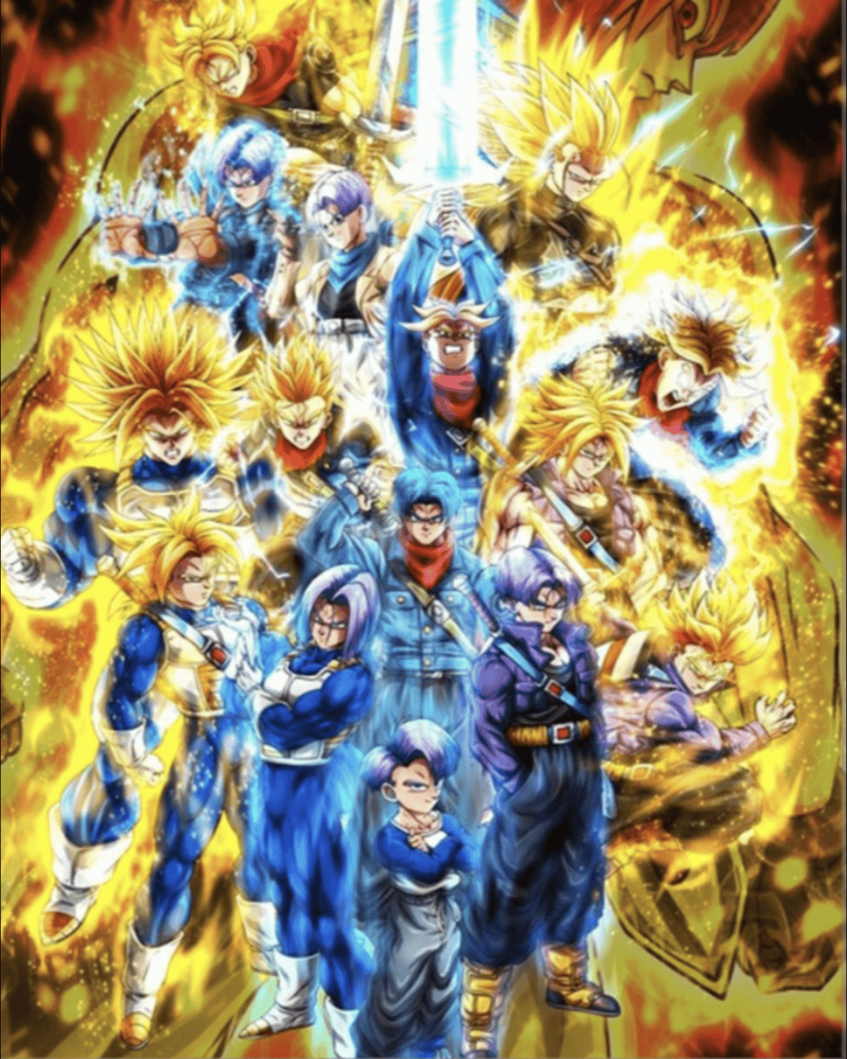 DBZ - Future Trunks Art Prints