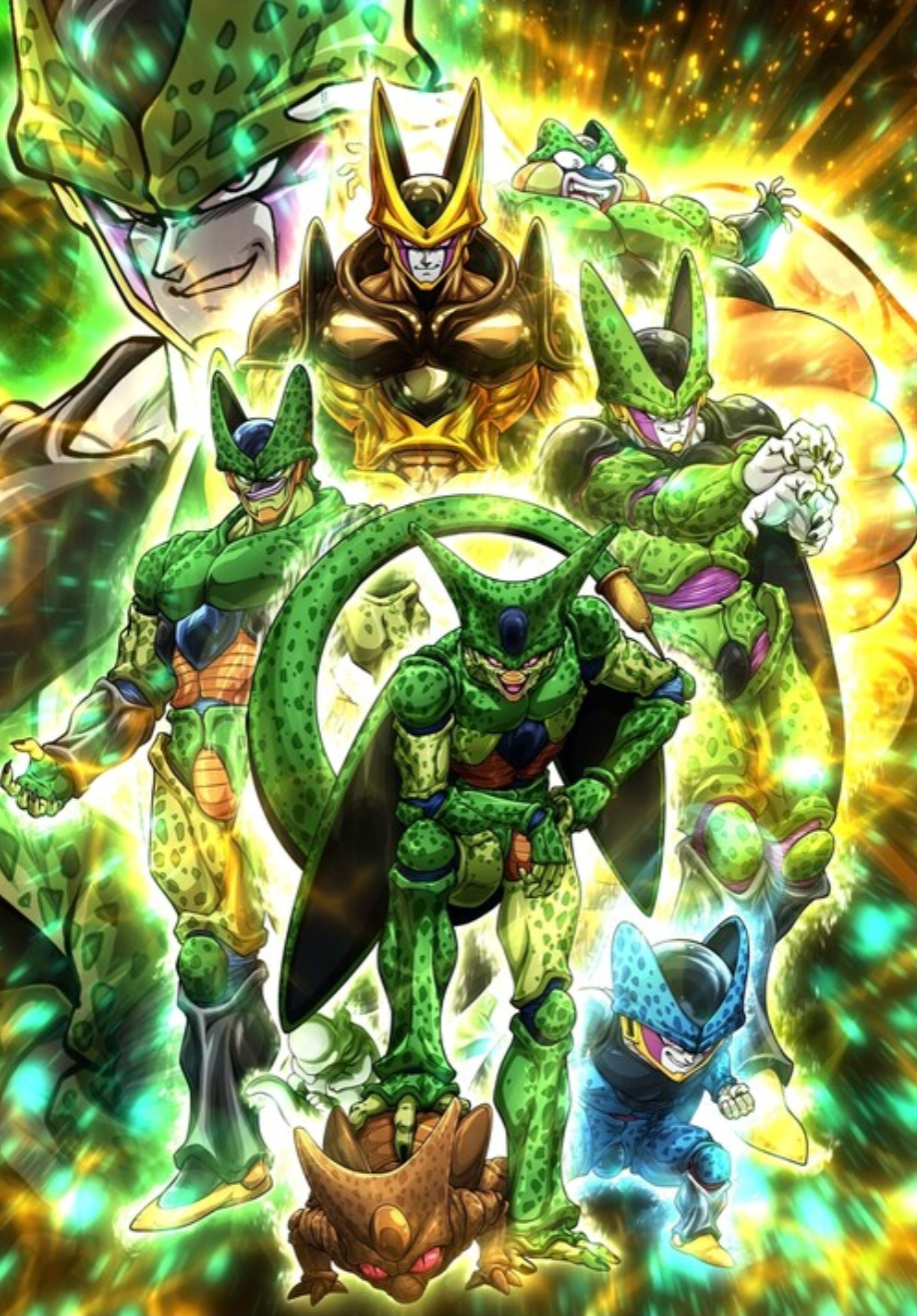 DBZ - Cell Art Prints